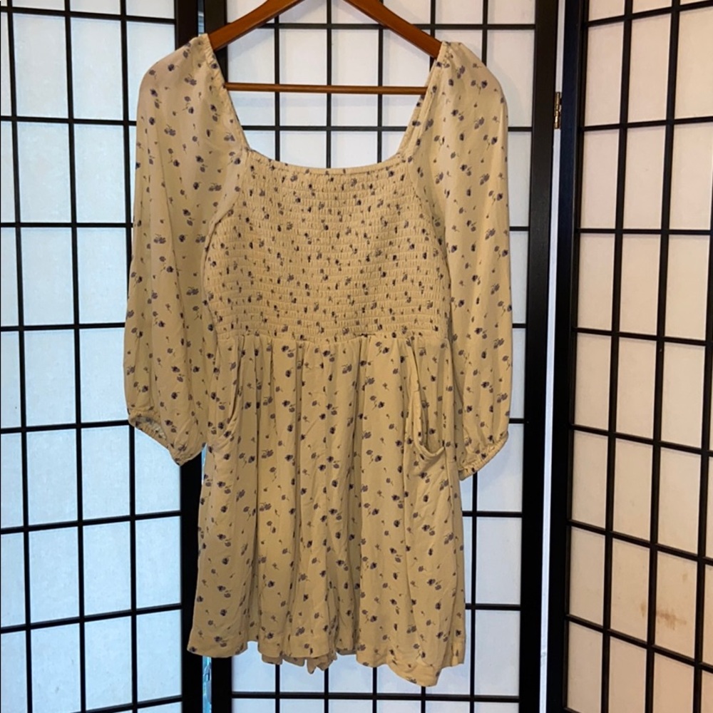 American Eagle floral romper